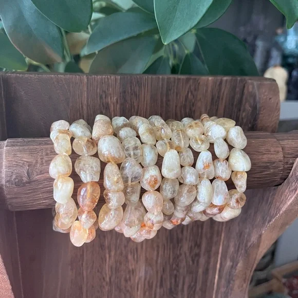 Citrine tumble bracelet (one) - Picture 6 of 6